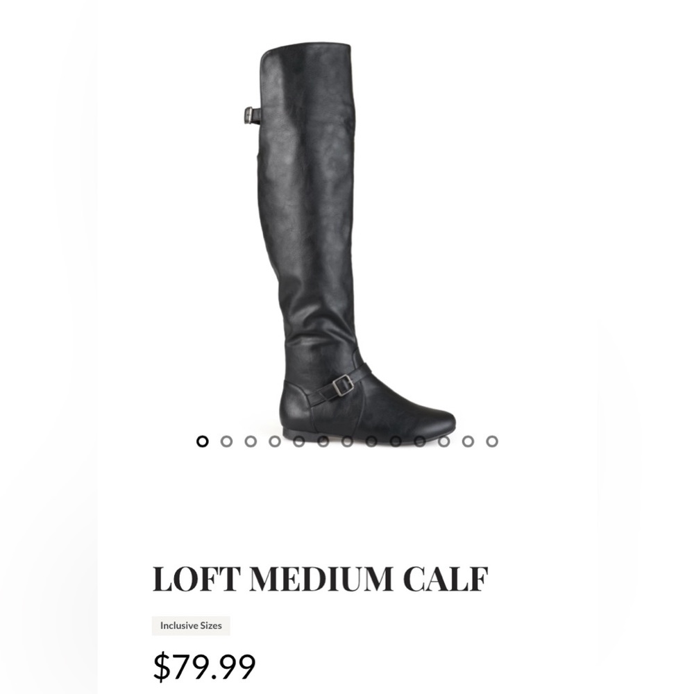 Black over the knee boot brand new never worn still in box